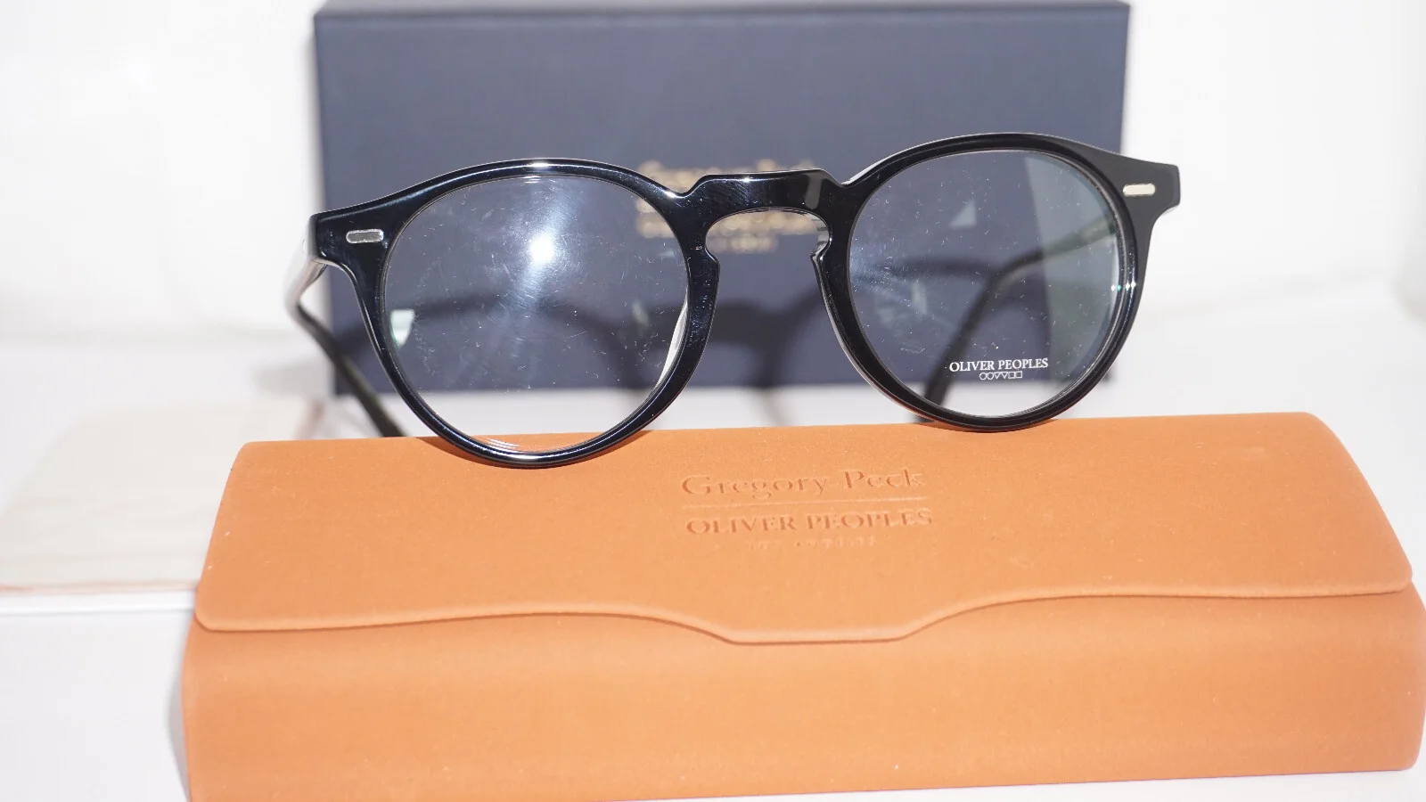 Oliver Peoples Eyeglasses Gregory Peck Black OV5186 1005 45 23 150 1
