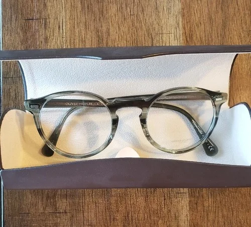 Oliver Peoples Eyeglasses GREGORY PECK OV 5186 1705 Washed Jade Frames 4