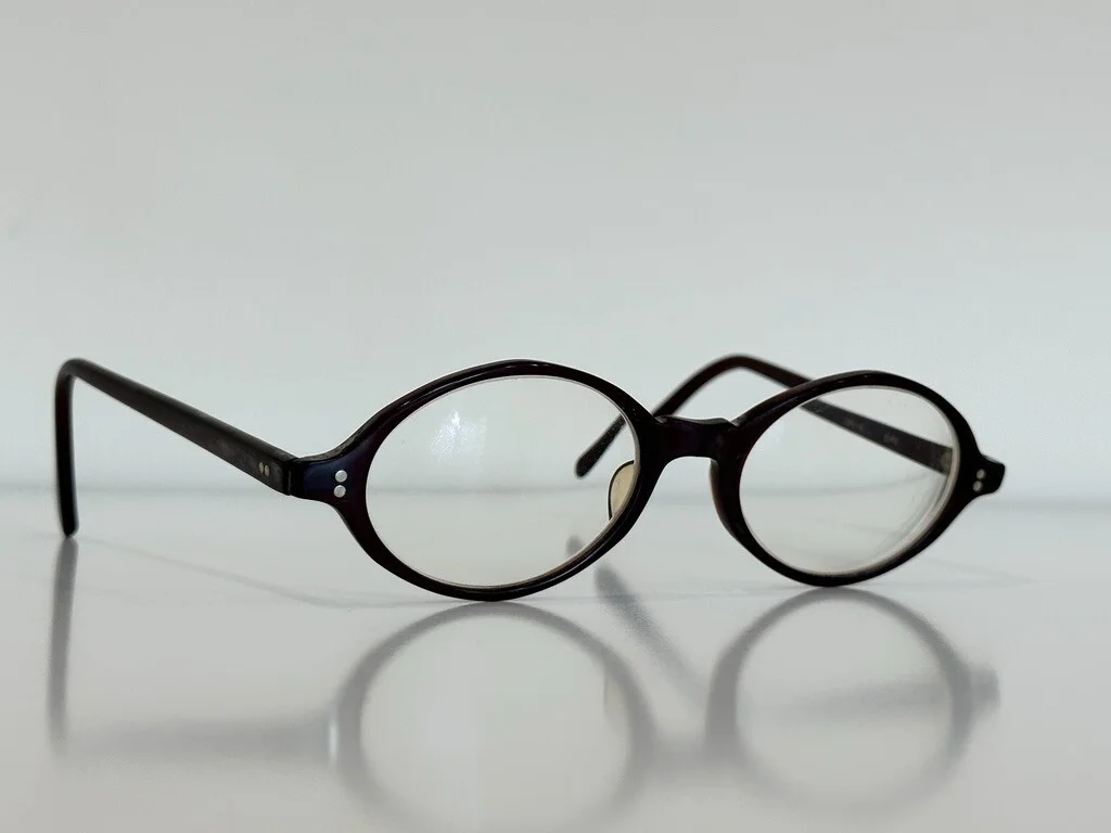 Oliver Peoples Joplin Burg Round Brown Eyeglasses Optical Frame Japan 3