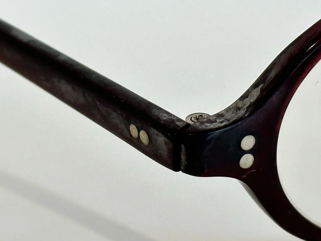 Oliver Peoples Joplin Burg Round Brown Eyeglasses Optical Frame Japan 4