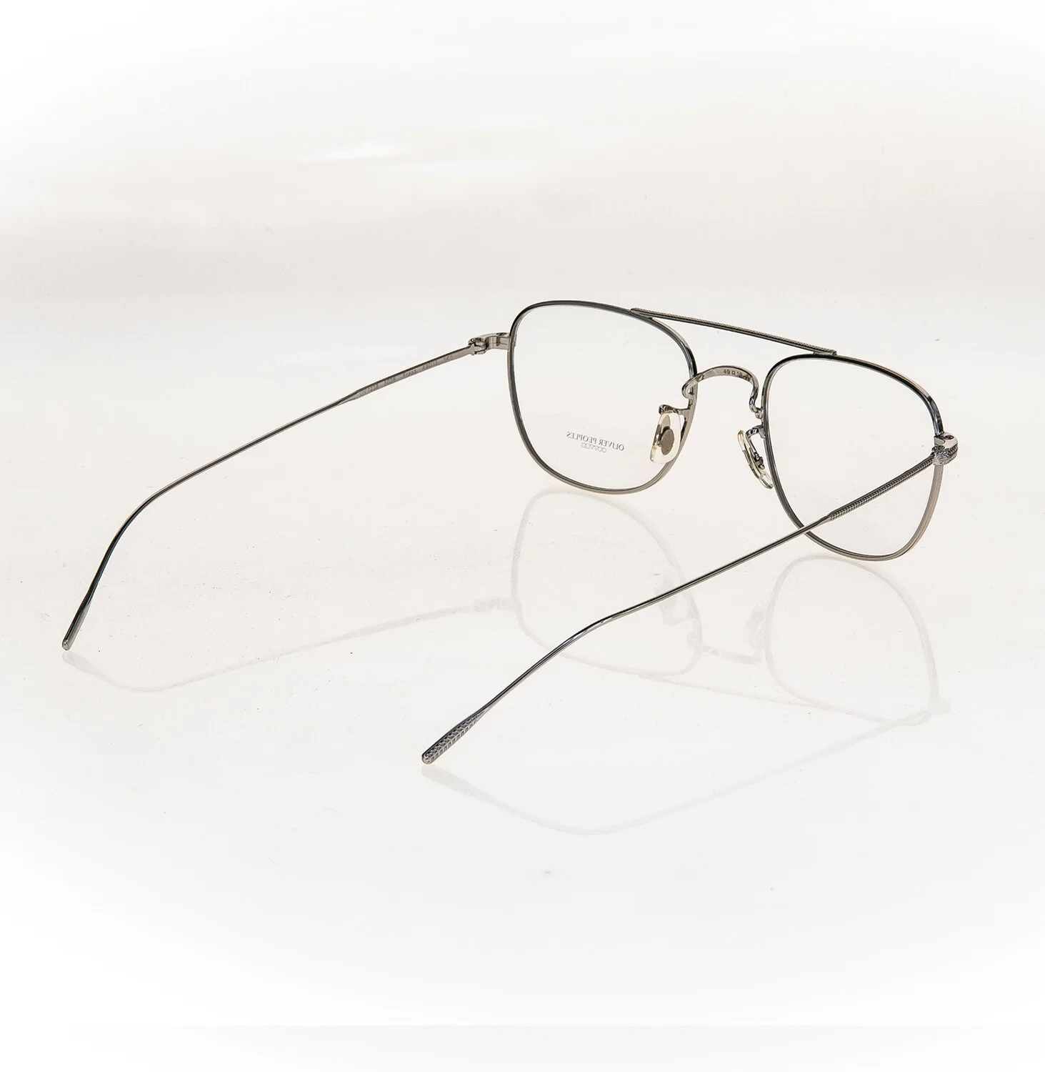 OLIVER PEOPLES KRESS OV1238 Metal Filigree Silver Eyeglasses Optical Frame 1238 2