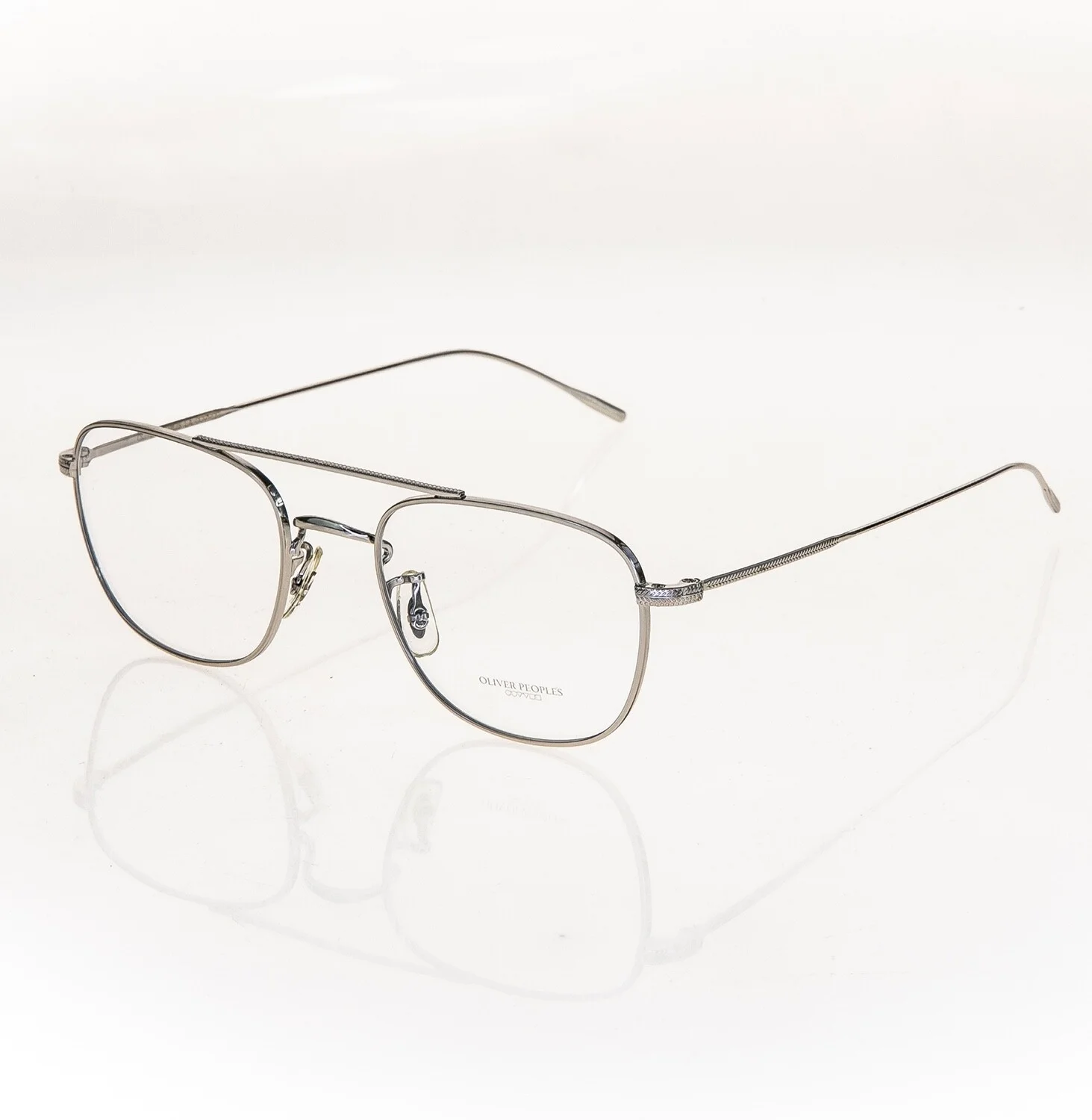 OLIVER PEOPLES KRESS OV1238 Metal Filigree Silver Eyeglasses Optical Frame 1238 4