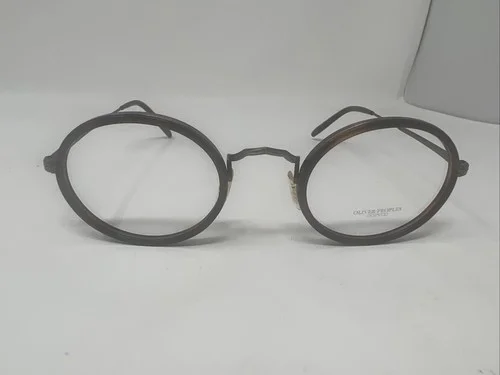 Oliver People’s OV1215 5284 46/23 Brown Round Eyeglass Frames V101
