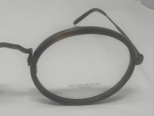 Oliver People’s OV1215 5284 46/23 Brown Round Eyeglass Frames V101 2