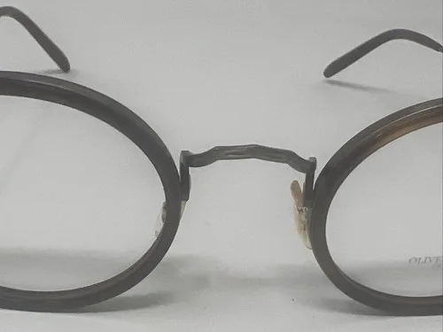 Oliver People’s OV1215 5284 46/23 Brown Round Eyeglass Frames V101 3