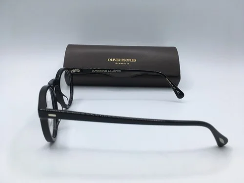 Oliver Peoples OV5186 Unisex Black Frame Demo Lens Round Eyeglasses 45MM 2