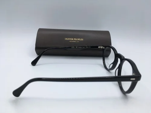 Oliver Peoples OV5186 Unisex Black Frame Demo Lens Round Eyeglasses 45MM 4