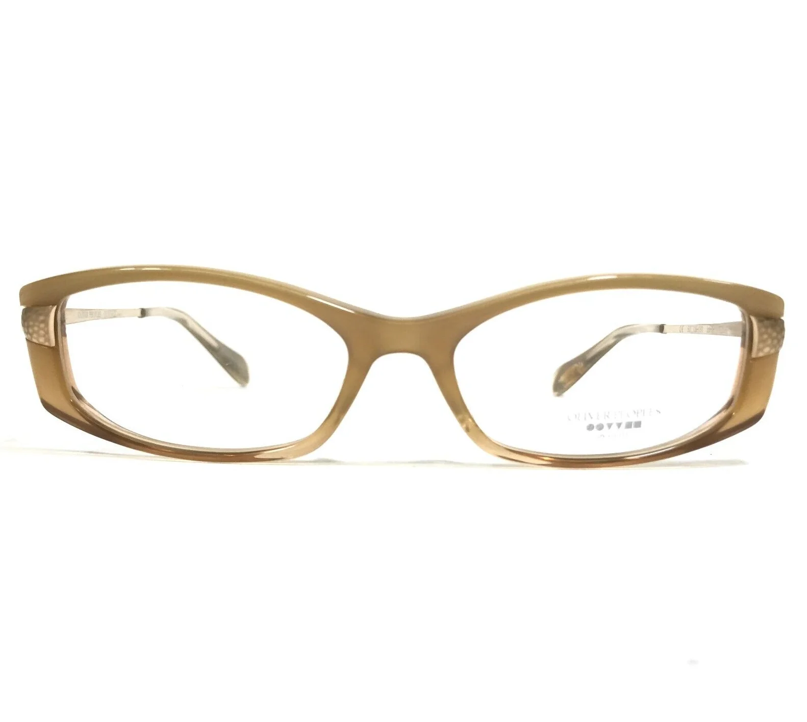 Oliver Peoples Petite Eyeglasses Frames Idelle TZGR Clear Gold 50-16-131