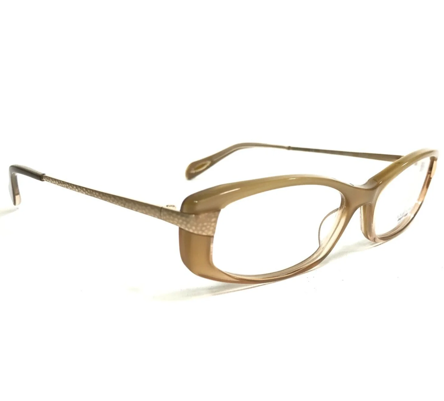 Oliver Peoples Petite Eyeglasses Frames Idelle TZGR Clear Gold 50-16-131 2