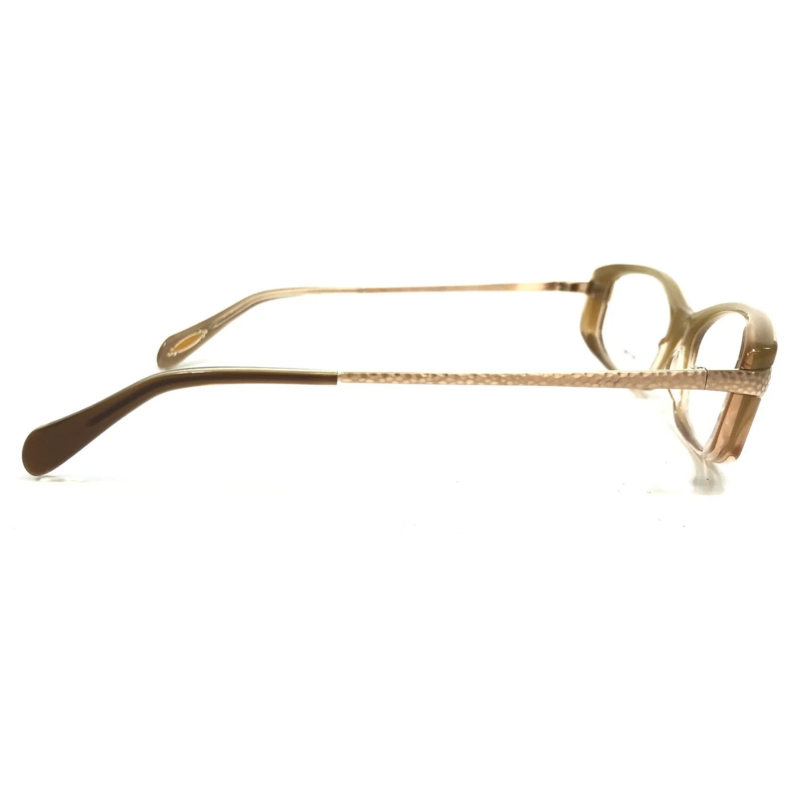 Oliver Peoples Petite Eyeglasses Frames Idelle TZGR Clear Gold 50-16-131 3