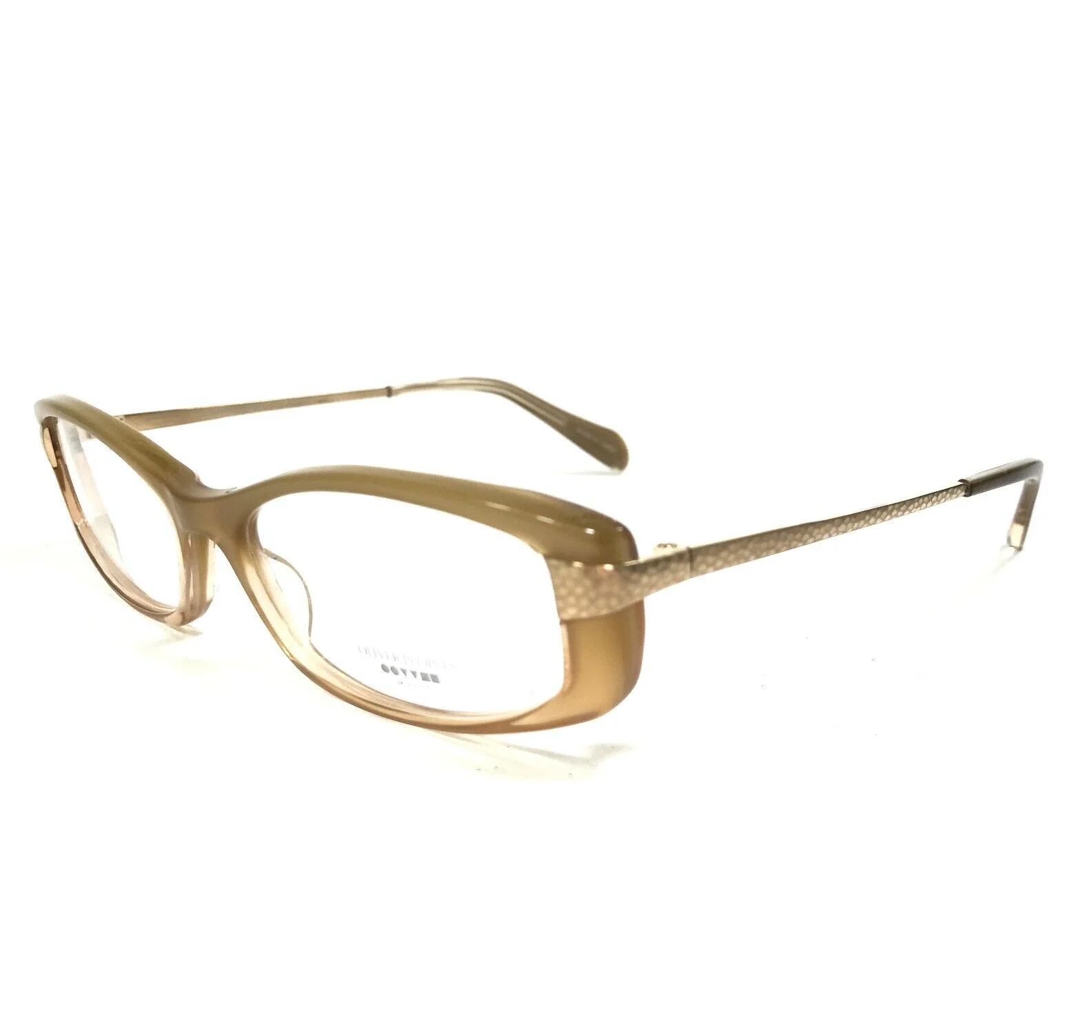 Oliver Peoples Petite Eyeglasses Frames Idelle TZGR Clear Gold 50-16-131 4