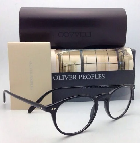 Oliver Peoples RILEY-R Unisex Black Frame Round Eyeglasses Frame 45MM 3