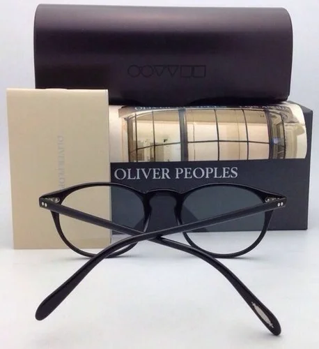Oliver Peoples RILEY-R Unisex Black Frame Round Eyeglasses Frame 45MM 4