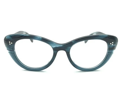 Oliver Peoples Rishell OV5415U 1672 Womens Blue Cat Eye Eyeglasses 51-19 145 NEW 2