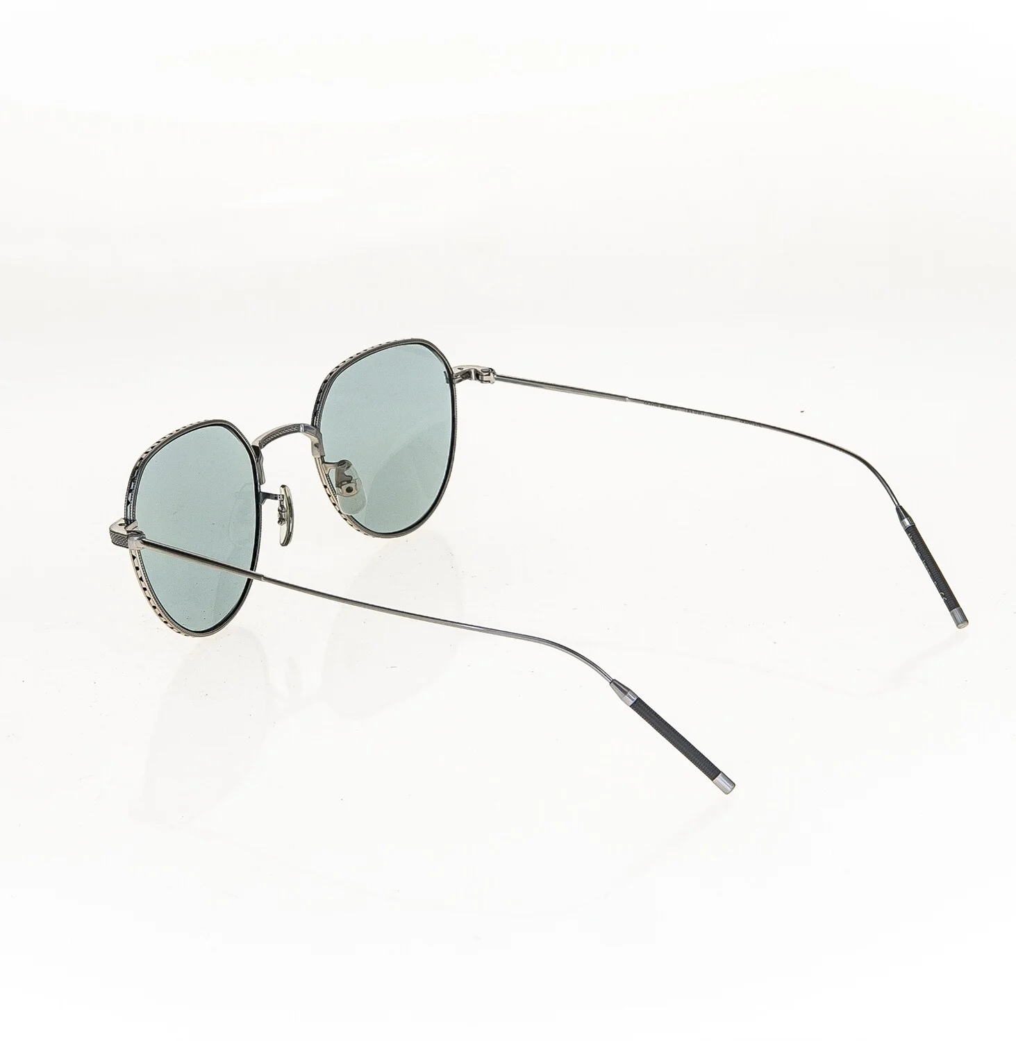 Oliver Peoples TAKUMI TK-4 1298 Silver Titanium Retro Eyeglasses OV1298T Unisex 4