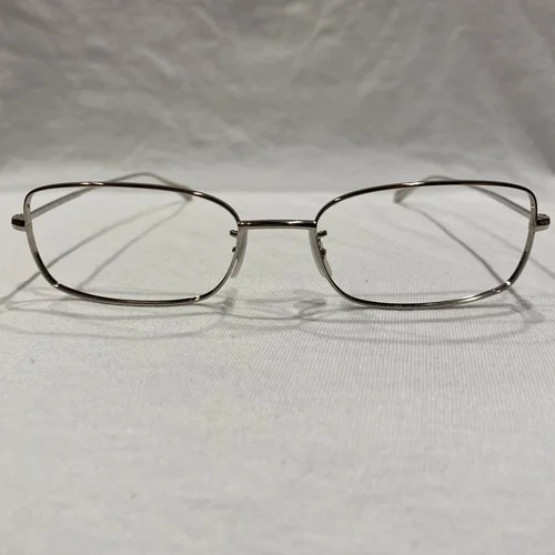 Oliver Peoples Titanium Weston Chrome Eyeglasses Frames 3