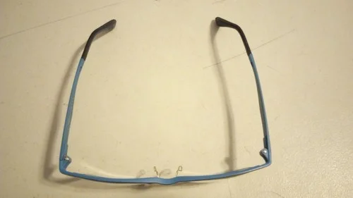 One Ad Infinitum 1-UT2263 C4 Eyeglasses 52 17 140 BLUE Full Rim Eyeglasses Frame 4