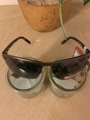 One Pair Men’s Panama Jack Rimless Metal Sunglasses Oval Eyeglasses Black 4