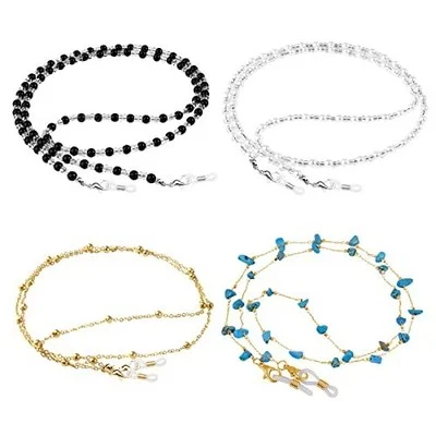 ONESING 4 Pcs Eyeglass Chains for Women Eyeglasses String Holder Glasses Stra...