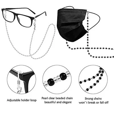 ONESING 4 Pcs Eyeglass Chains for Women Eyeglasses String Holder Glasses Stra... 2