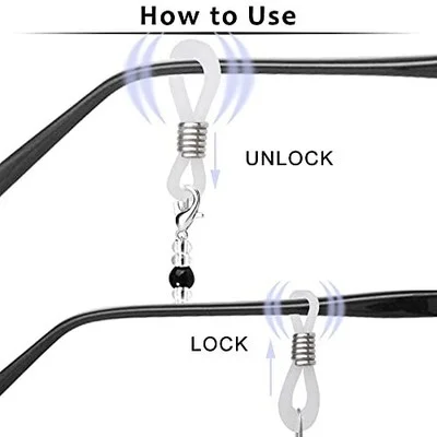 ONESING 4 Pcs Eyeglass Chains for Women Eyeglasses String Holder Glasses Stra... 3