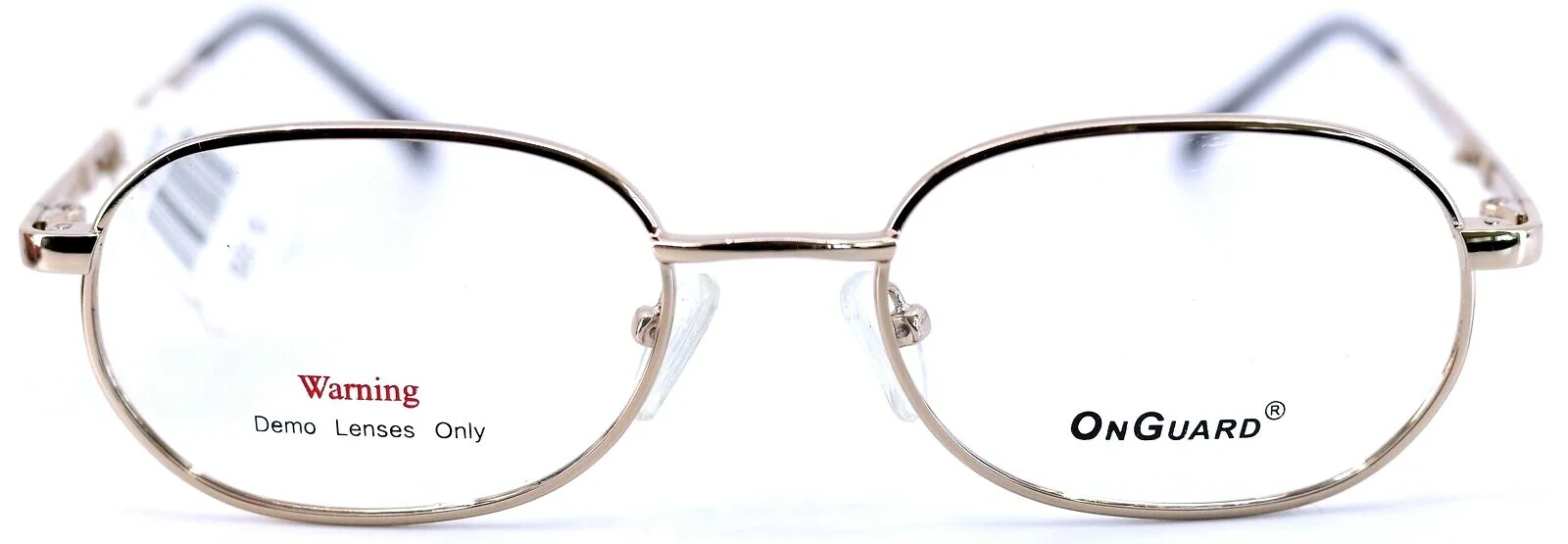 ONGUARD OG085 Gold Oval Full Rimmed Prescription Safety Glasses 52-19-140 2