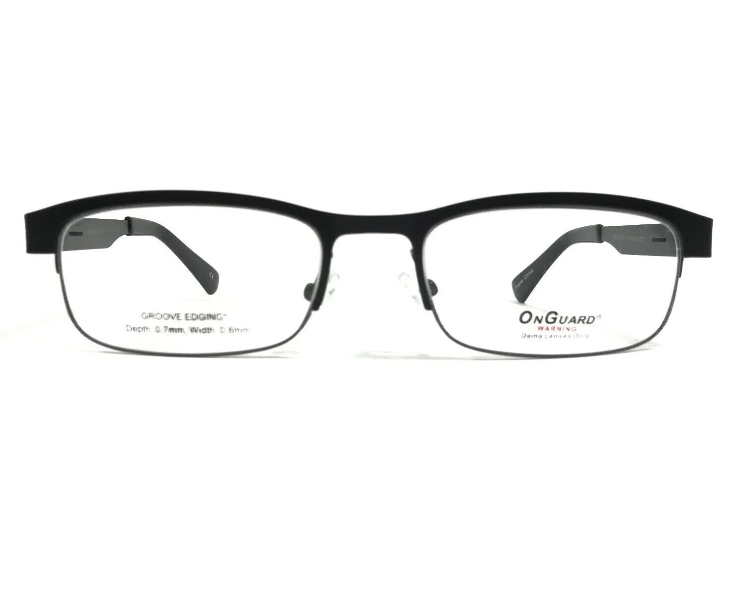 OnGuard Safety Eyeglasses Frames OG138 BLCK 3183 Z87-2+ CSA Z94.3 55-19-140 2