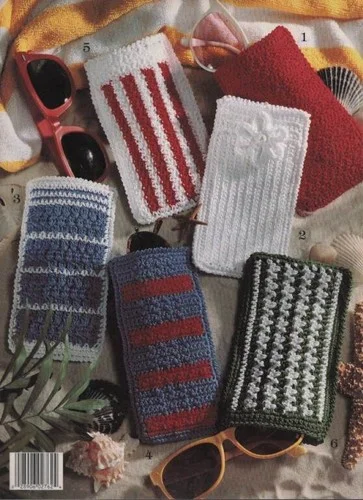 OOP!!! EYEGLASS CASES TO CROCHET 6 CUTE DESIGNS 2