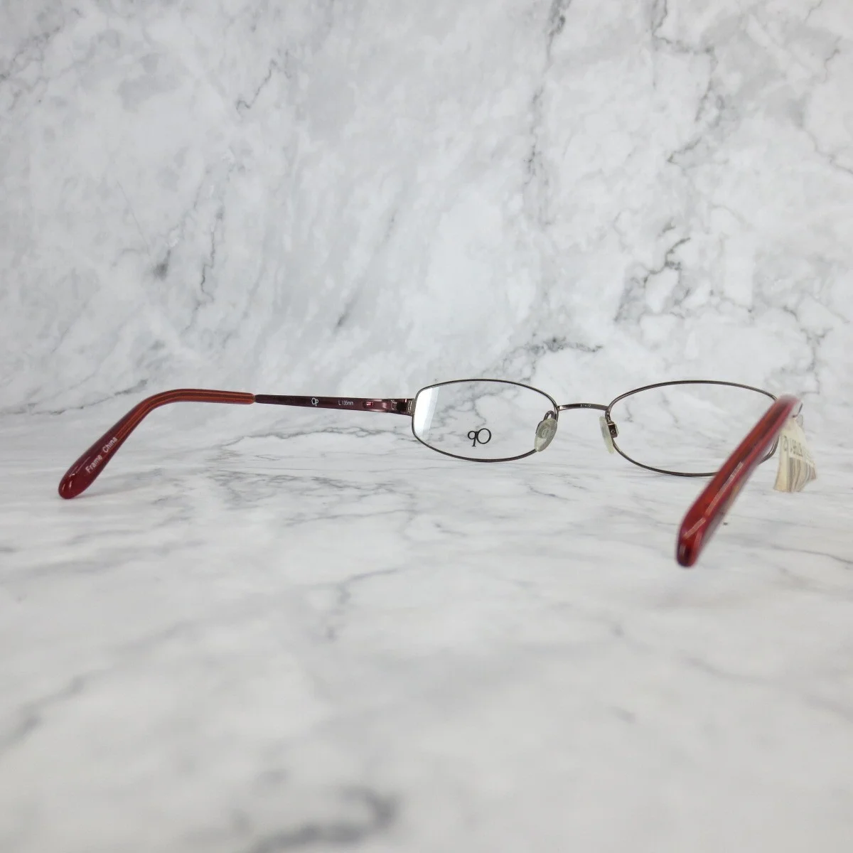 OP Ocean Pacific Eyeglasses Blossom Brown Full Rim Blue Frames 51-17-135 4