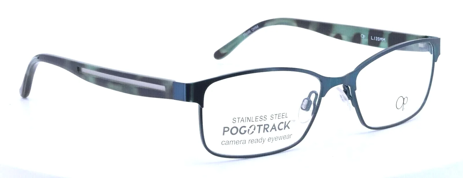 OP Ocean Pacific FOCUS Teal Rectangular Womens Eyeglasses Frames 53-17-135 3