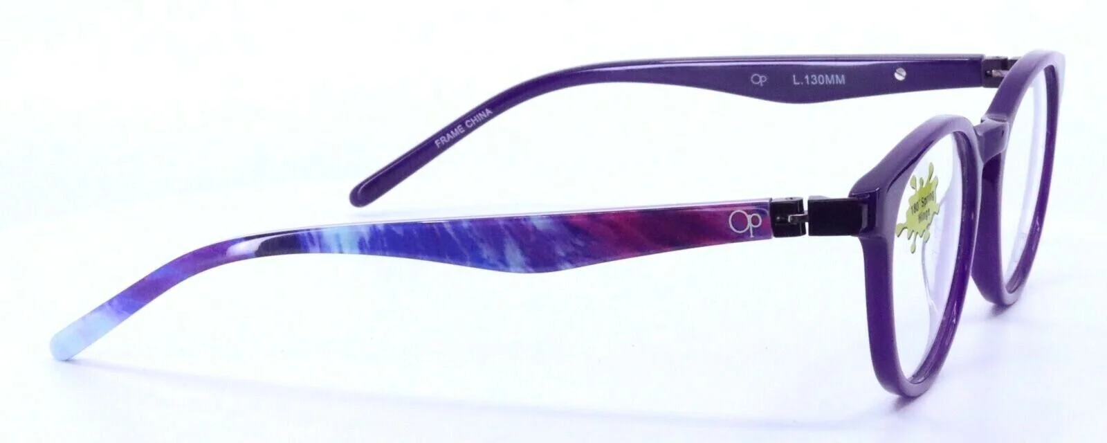 OP Ocean Pacific OP857 Purple Round Womens Full Rim Eyeglasses Frames 47-17-130 4