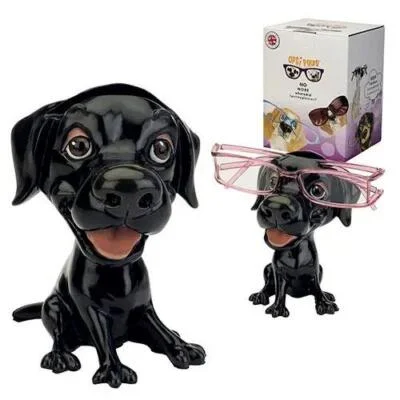 Opti Paws Black Lab Labrador Retriever Dog Eyeglass Holder Arora