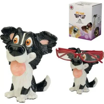 Opti Paws Border Collie Dog Eyeglass Holder Arora UK NIB
