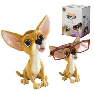 Opti Paws Sitting Tan Chihuahua Dog Eyeglass Holder Arora UK NIB