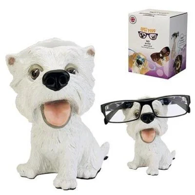 Opti Paws Westie West Highland White Terrier Dog Eyeglass Holder Arora UK NIB