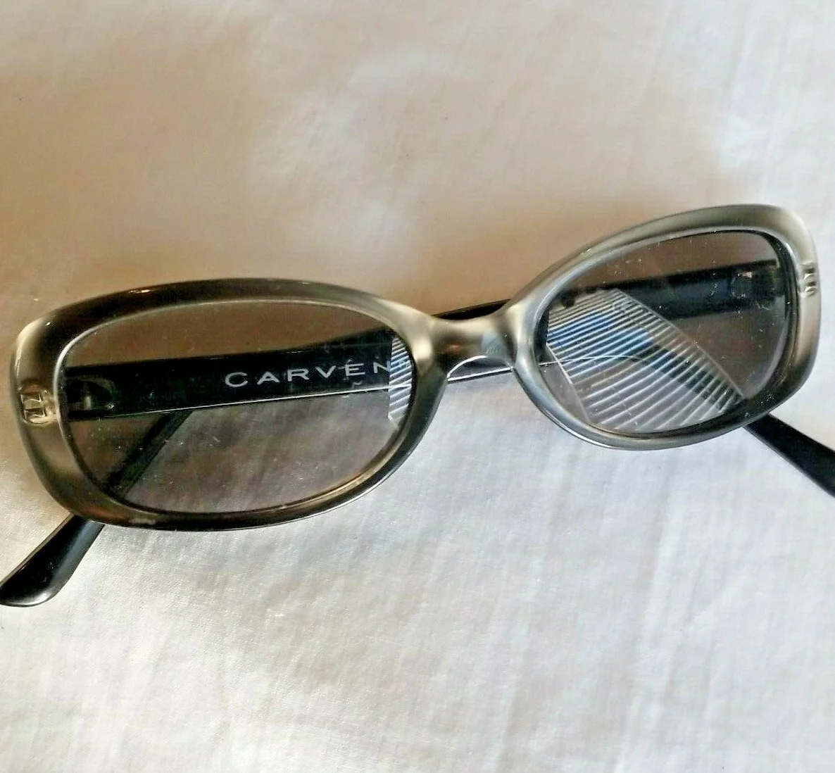 Original Carven Paris Sunglasses Gray CA26 Eyeglasses Vintage Women