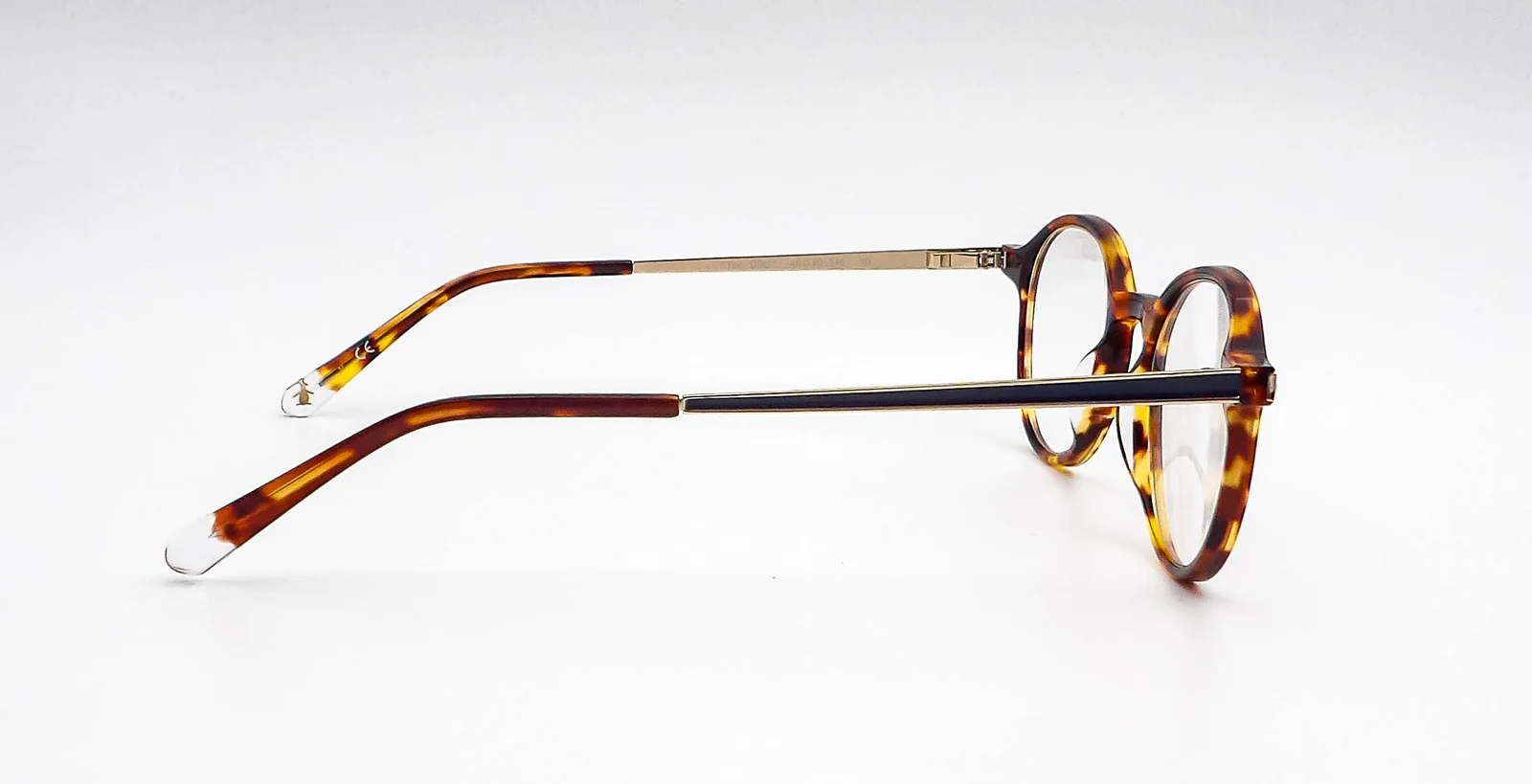 Original Penguin The Doc Tortoise Round Eyeglasses Frames 49-20-145 2