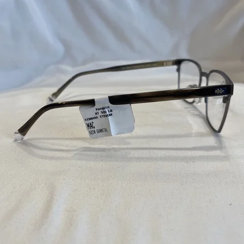 Original Penguin THE MAC GM Gunmetal Rectangular Eyeglasses Frames 52[]20-145 4