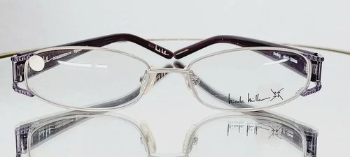Originale NICOLE MILLER Vignette 49-15-130 STERLING Vintage Eyeglasses NEW 3