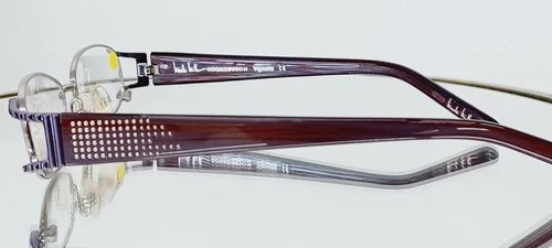 Originale NICOLE MILLER Vignette 49-15-130 STERLING Vintage Eyeglasses NEW 4
