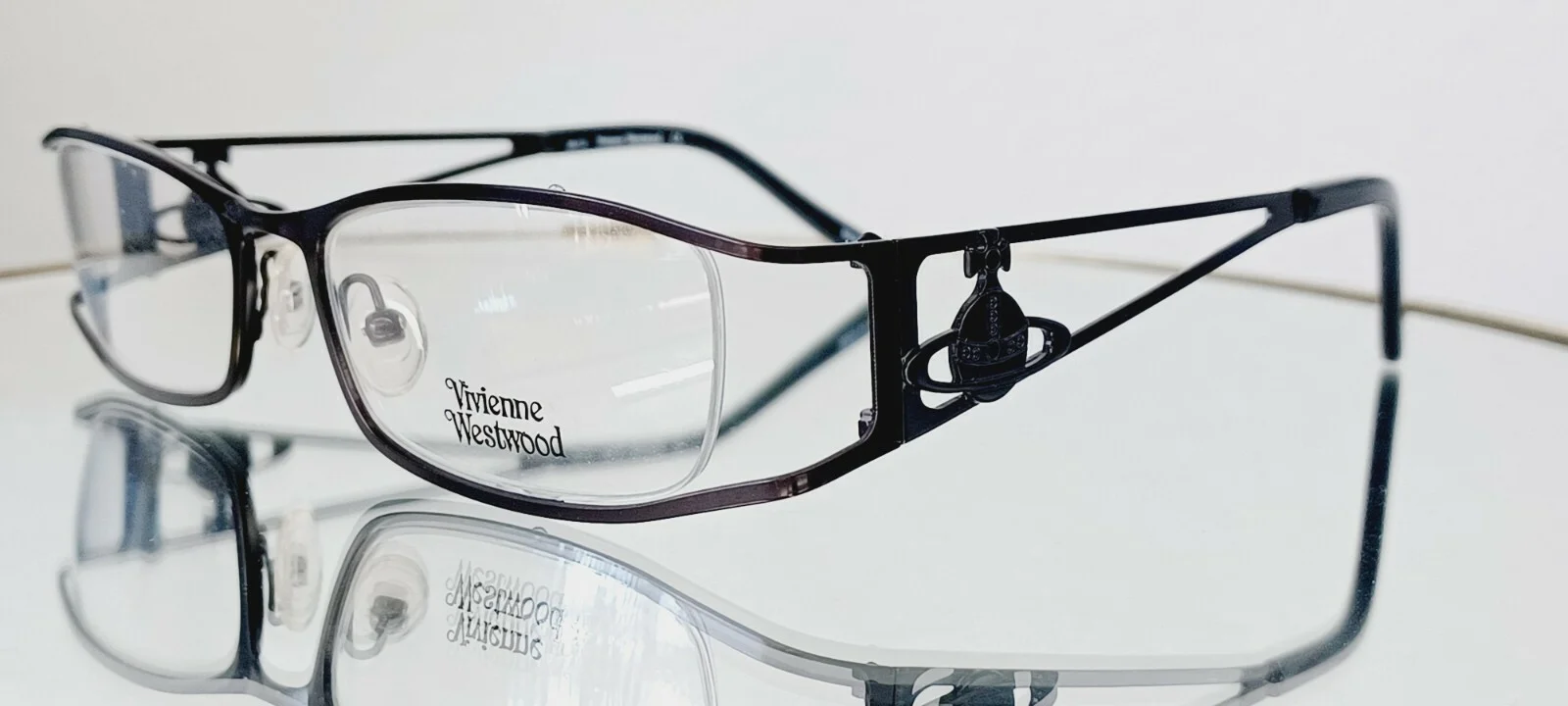 Originale VIVIENNE WESTWOOD Eyeglasses VW08101 06/12 Brown SIZE 50-16-130 ITALY