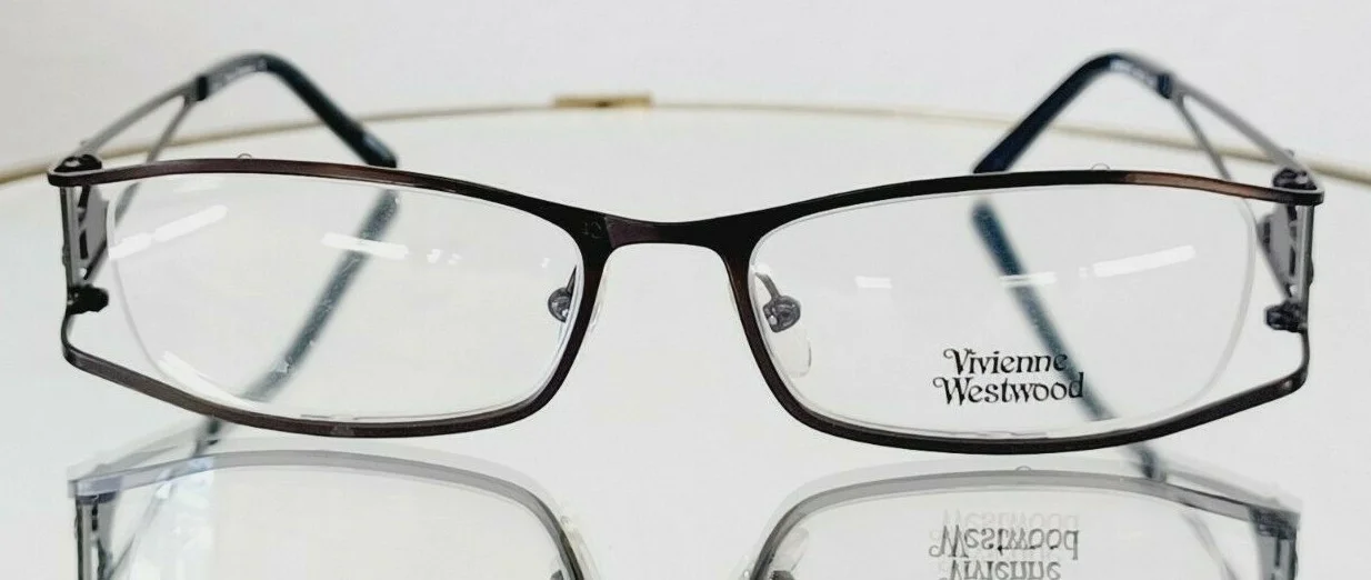 Originale VIVIENNE WESTWOOD Eyeglasses VW08101 06/12 Brown SIZE 50-16-130 ITALY 2