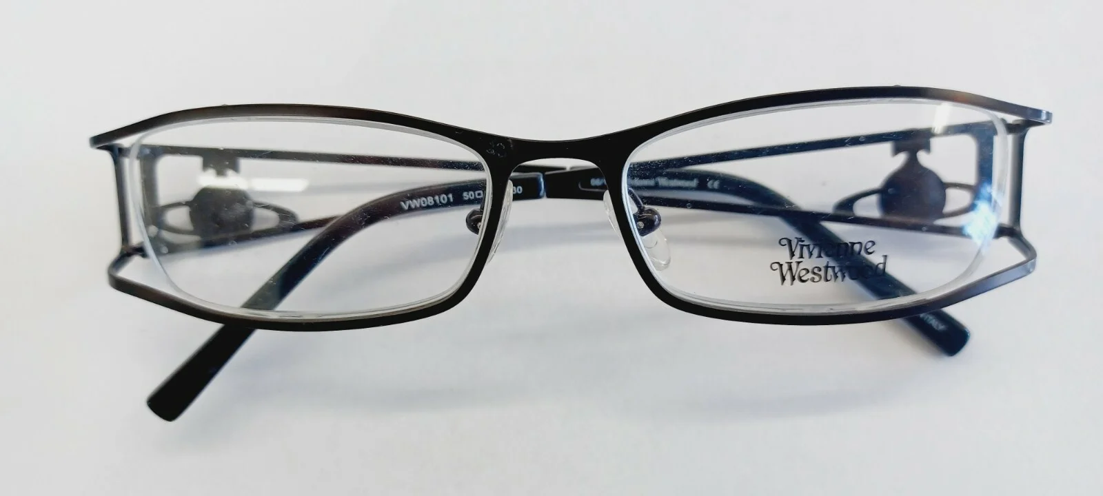 Originale VIVIENNE WESTWOOD Eyeglasses VW08101 06/12 Brown SIZE 50-16-130 ITALY 3