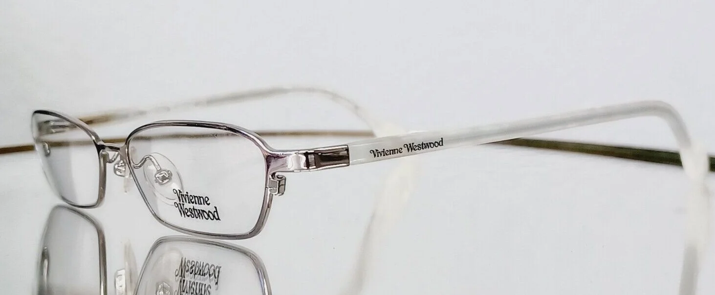 Originale VIVIENNE WESTWOOD Eyeglasses VW09203 06/12 Silver 50-14-130 ITALY Marb 2