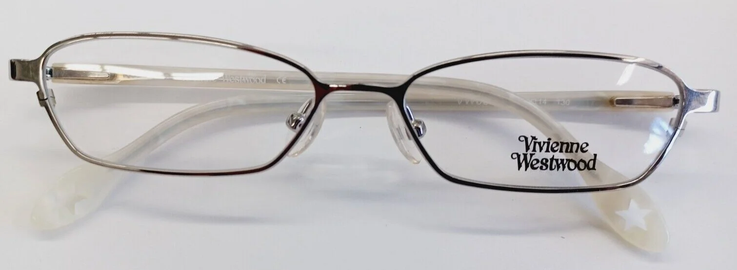 Originale VIVIENNE WESTWOOD Eyeglasses VW09203 06/12 Silver 50-14-130 ITALY Marb 4