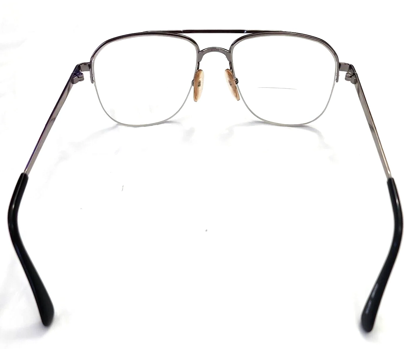 Oscar De La Renta 1017 Silver Metal Pilot Eyeglasses Frames 56-15 140 Japan 4