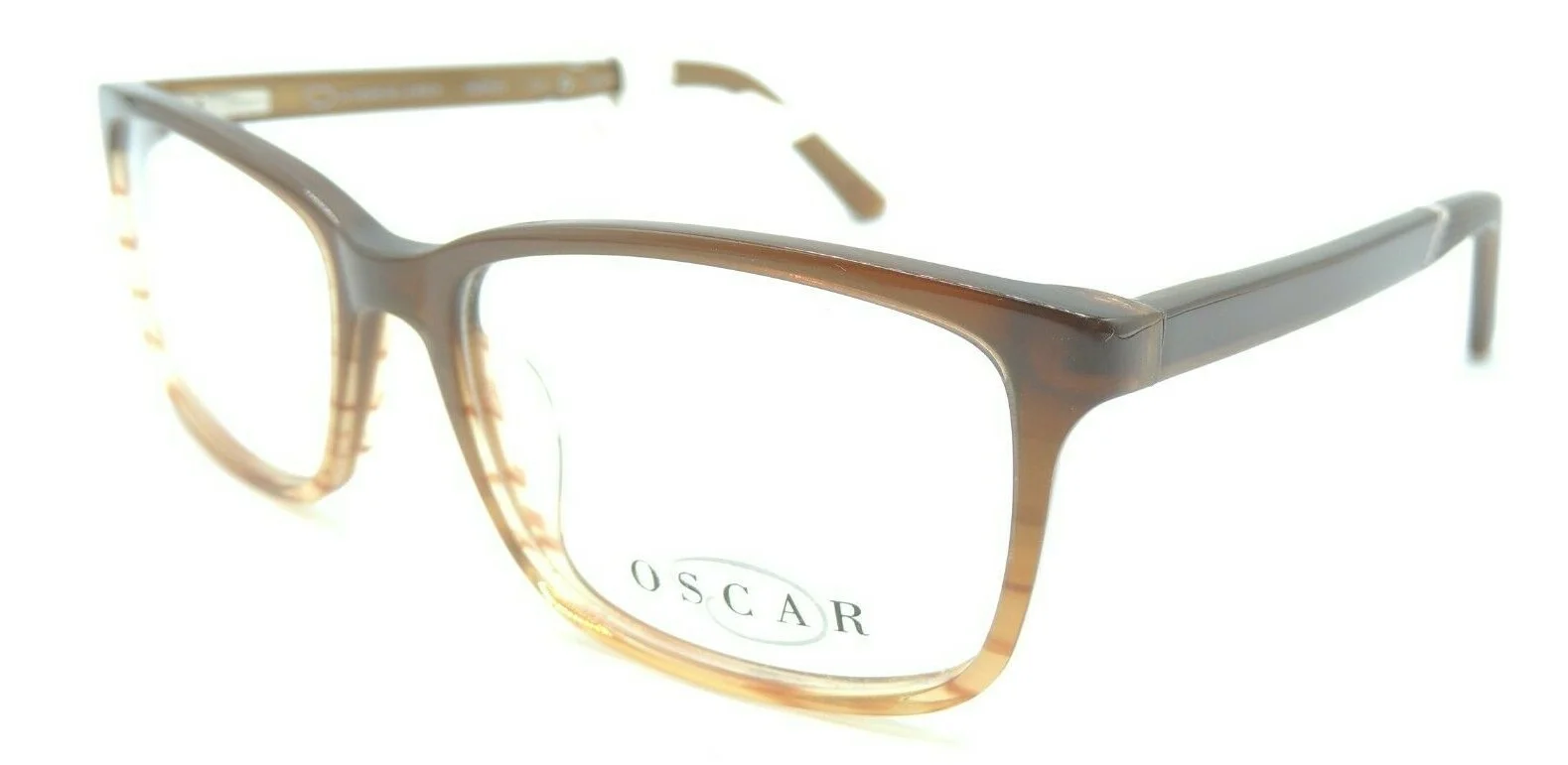 Oscar De La Renta 829 Brown Horn Eyeglass Frame