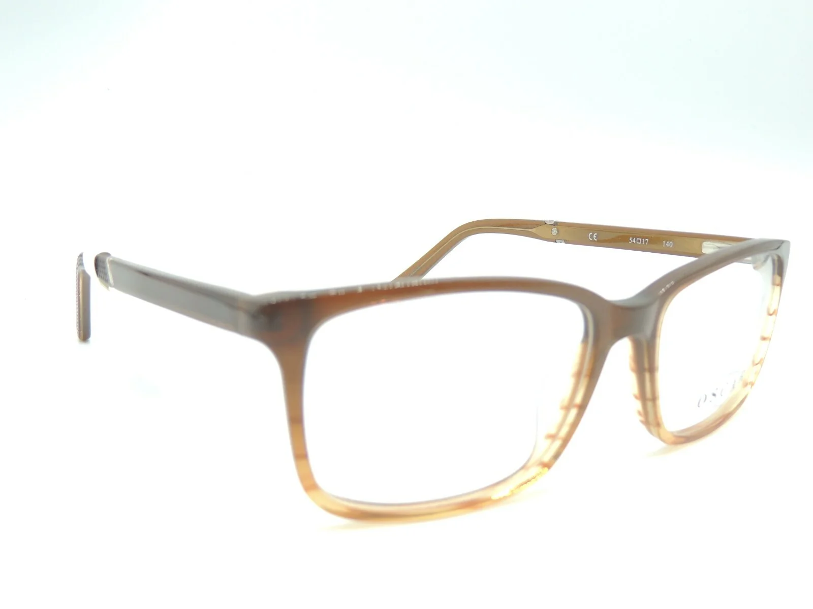 Oscar De La Renta 829 Brown Horn Eyeglass Frame 2