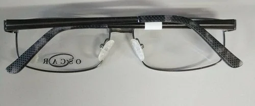 OSCAR DE LA RENTA Black Matte/Silver Eyeglasses frame NEW 56-15-140 OSM826WM 3