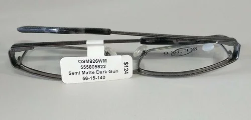 OSCAR DE LA RENTA Black Matte/Silver Eyeglasses frame NEW 56-15-140 OSM826WM 4